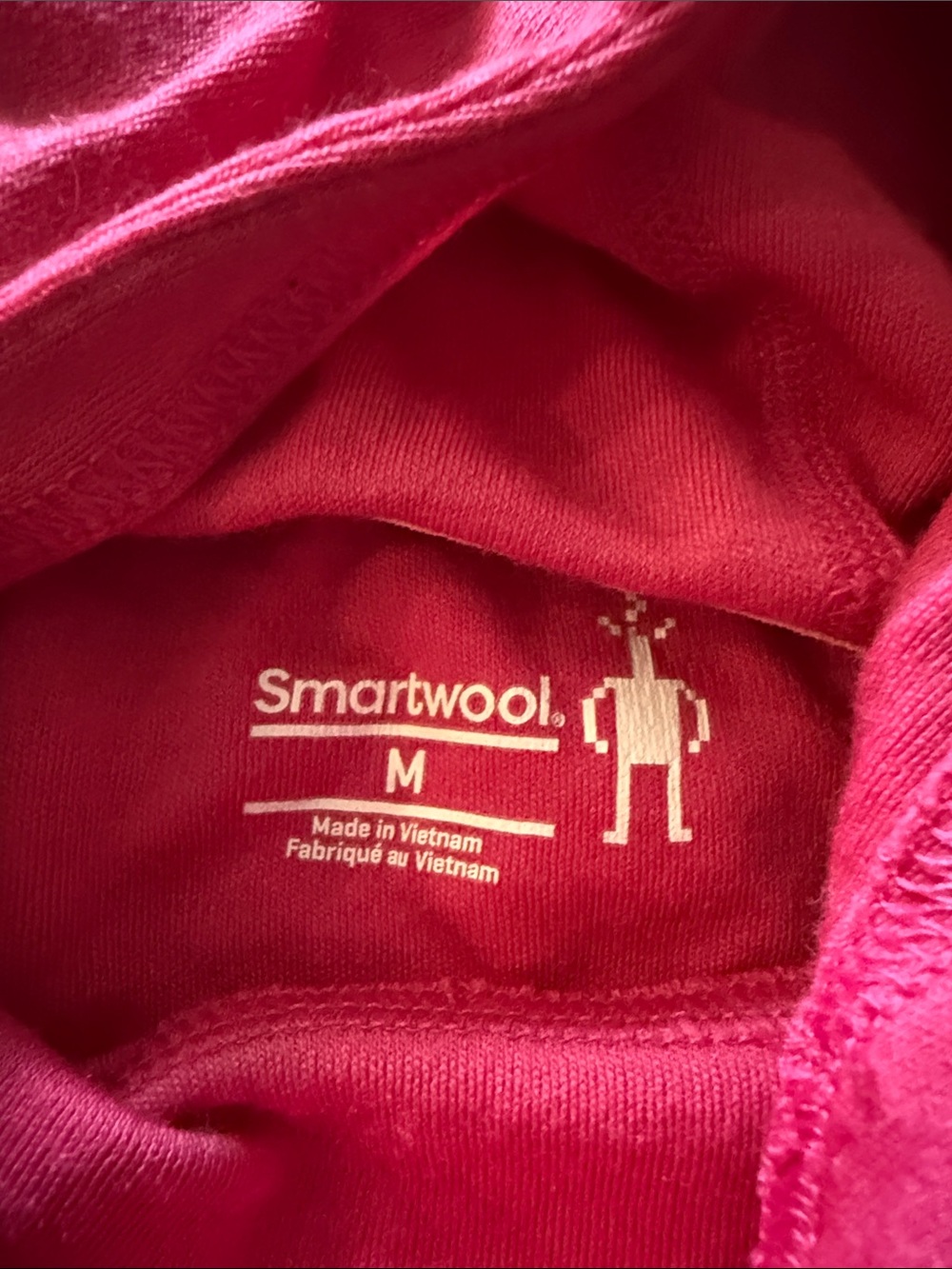 Smartwool kids long sleeve merino hooded sweater pink great condition - Picture 3 of 3